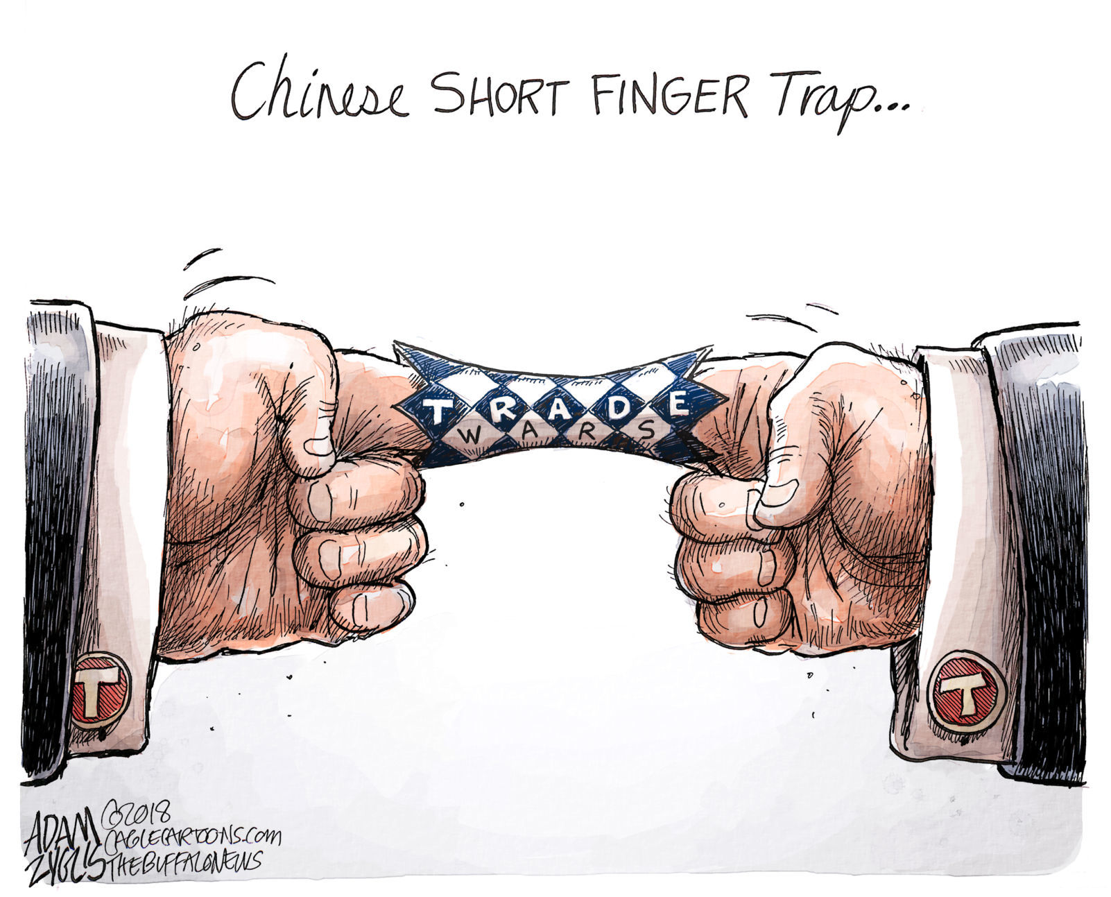Trade Wars by Adam Zyglis, The Buffalo News, NY